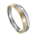 Stainless Steel Round Rings 9CT Gold Ring Wedding